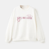 Mango sweatshirt hkcall in off white - Image 2