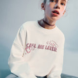 Mango sweatshirt hkcall in off white - Image 4