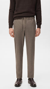 Mango trousers polar in tobacco - Image 1