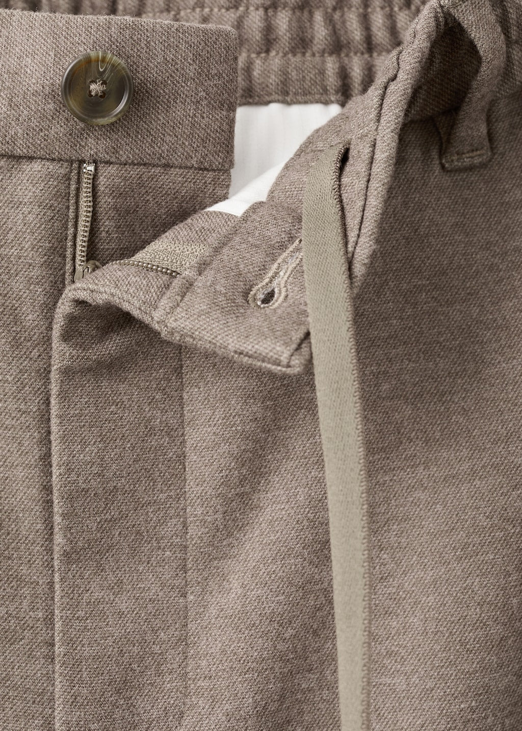 Mango trousers polar in tobacco - Image 7