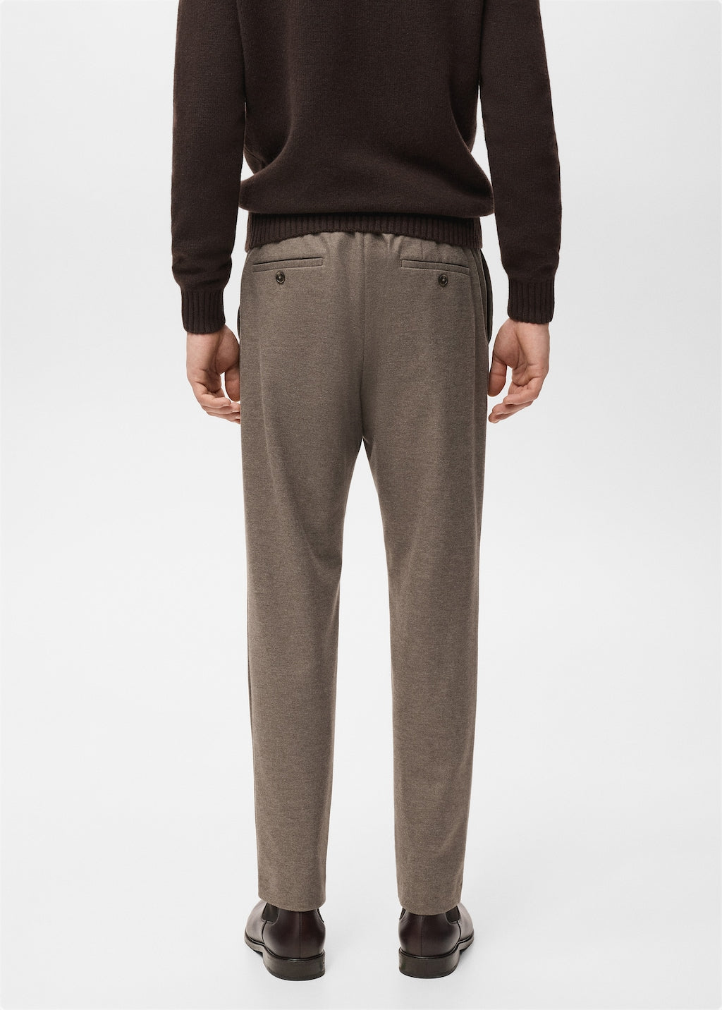 Mango trousers polar in tobacco - Image 8