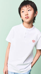 Mango poloshirt cyhanoi in white - Image 1