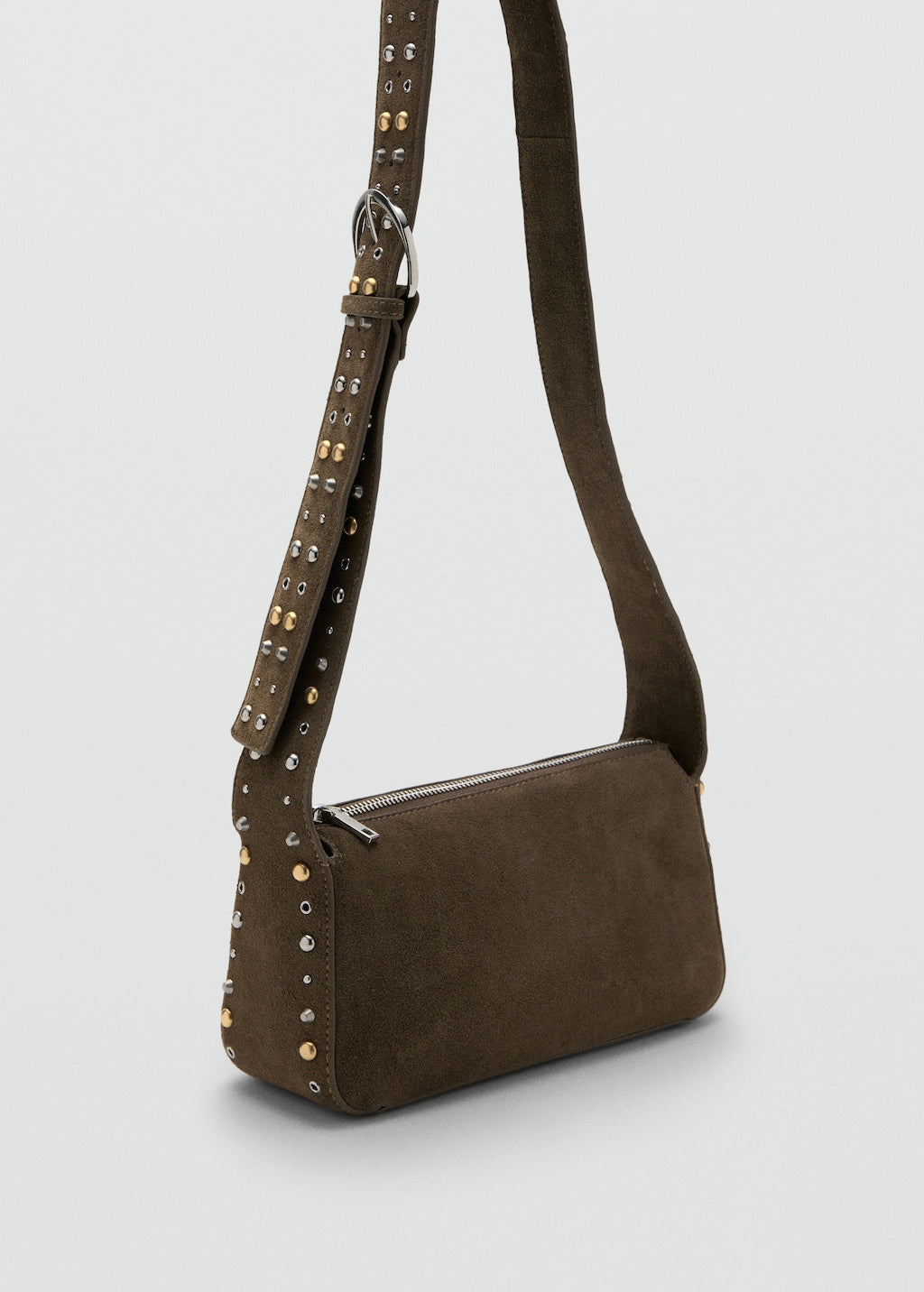 Mango crossbody bag indira in khaki - Image 1
