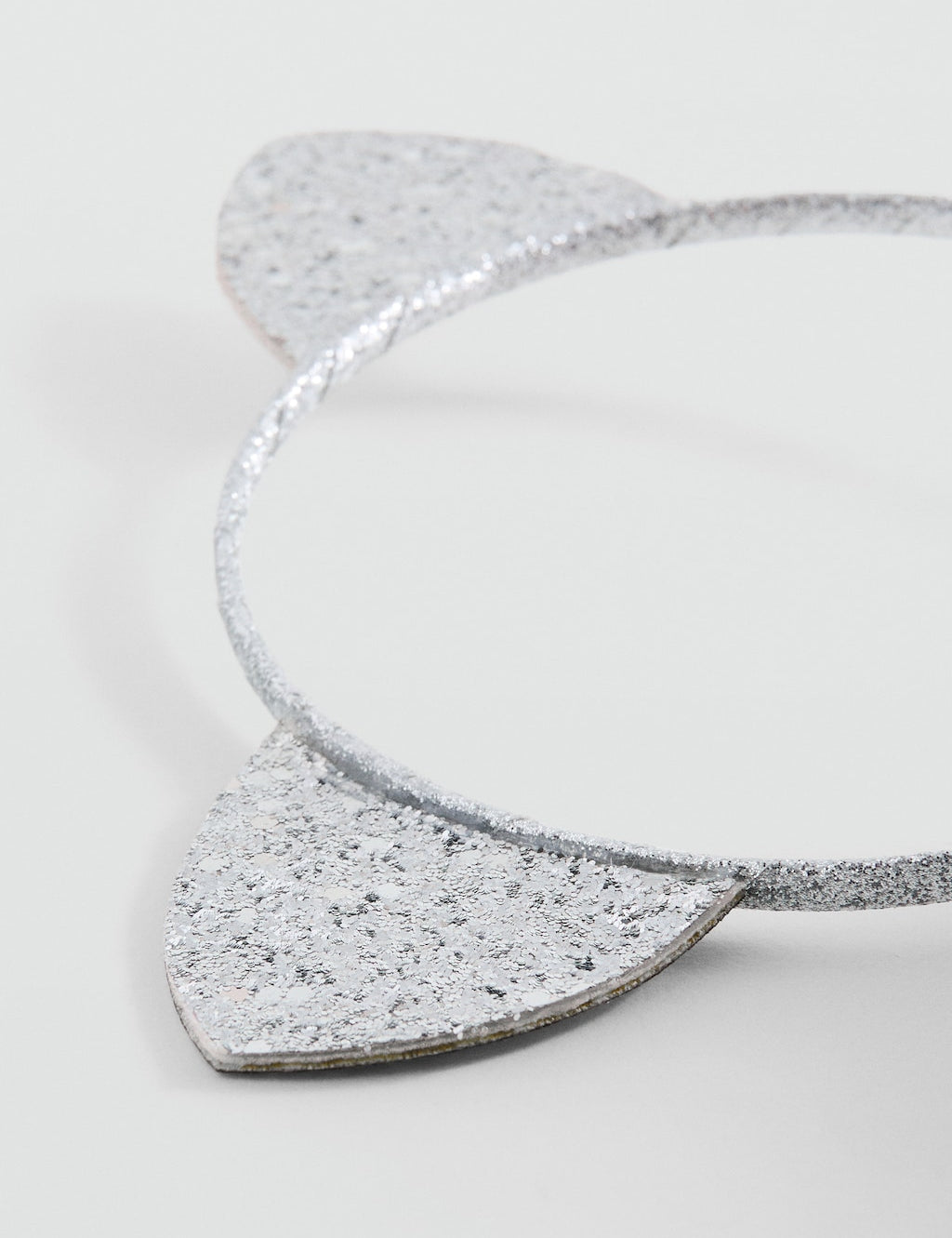 Mango headband orejas in silver - Image 1