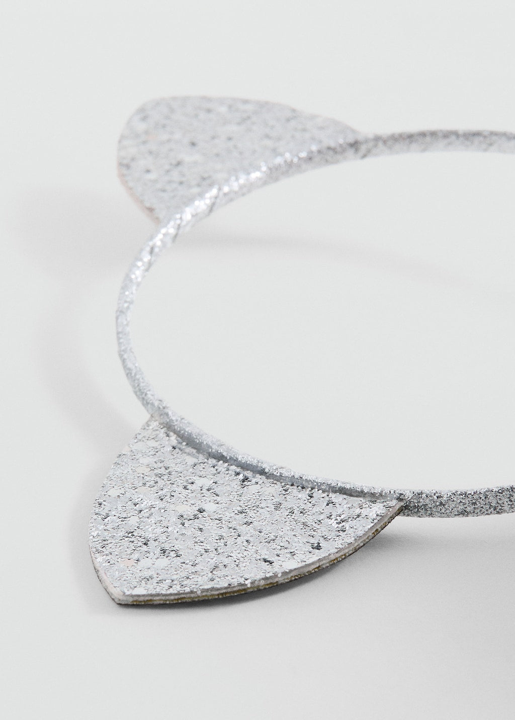 Mango headband orejas in silver - Image 1