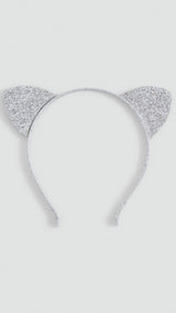 Mango headband orejas in silver - Image 2