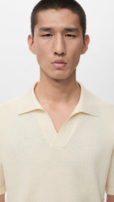Mango poloshirt denis in raw - Image 4