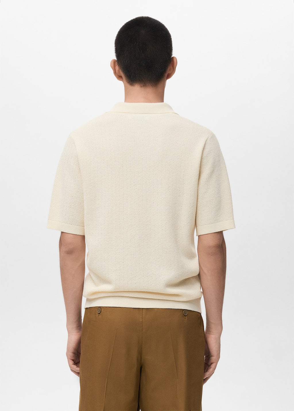 Mango poloshirt denis in raw - Image 7