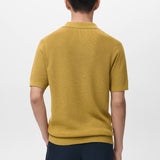 Mango poloshirt lino in color 19-003