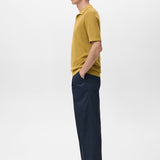 Mango poloshirt lino in color 19-008