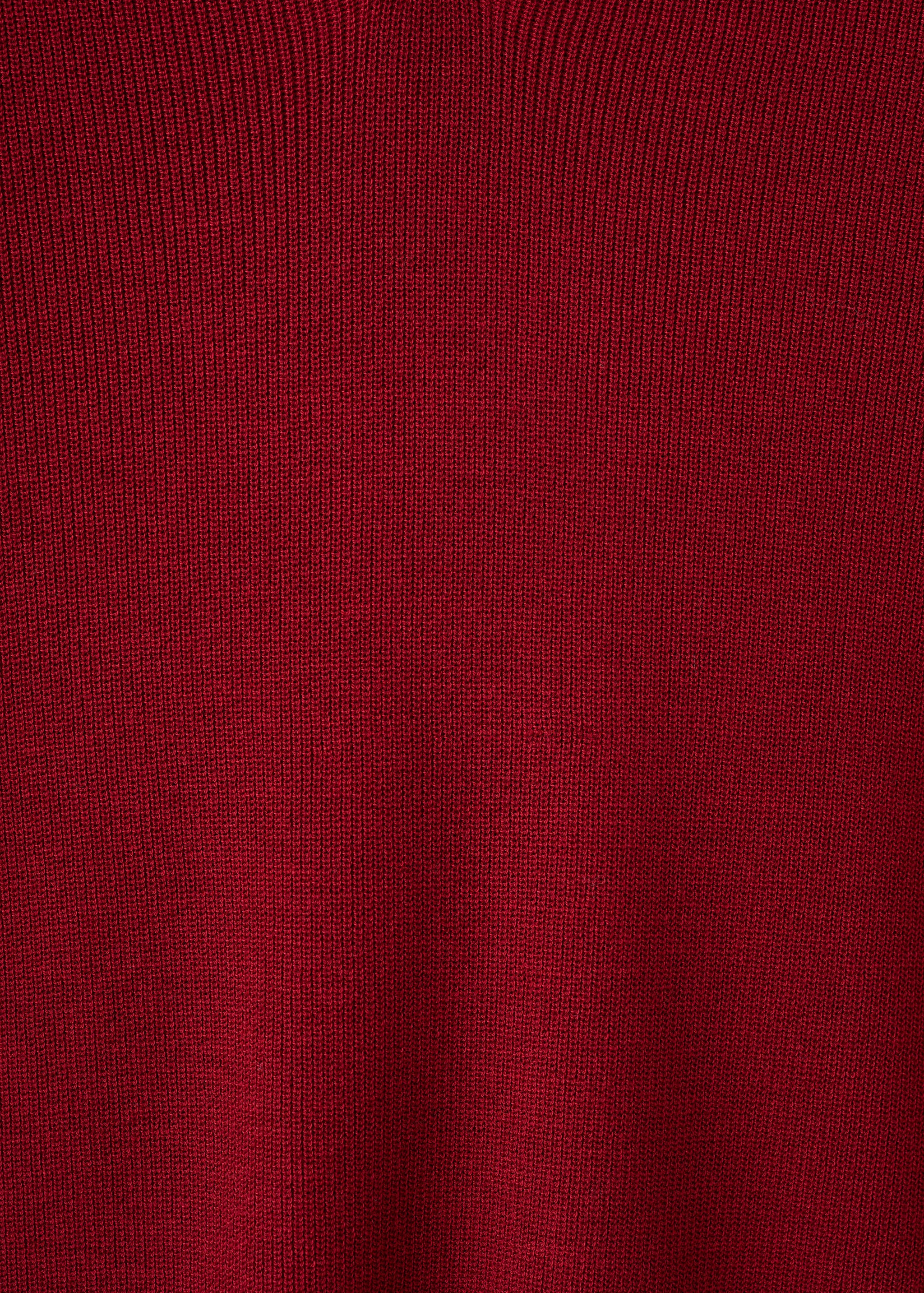 Mango poloshirt lino in red-023