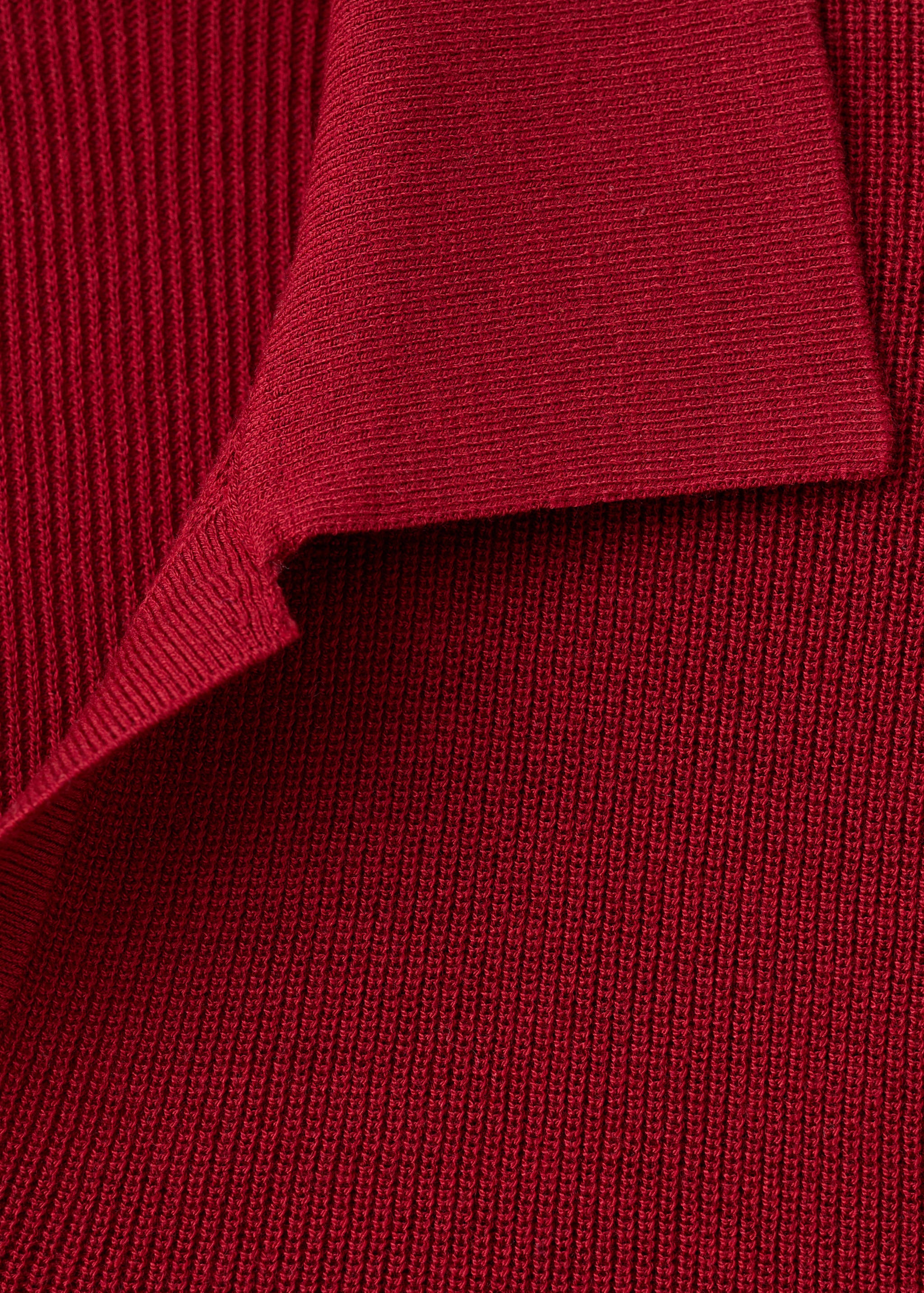 Mango poloshirt lino in red-030