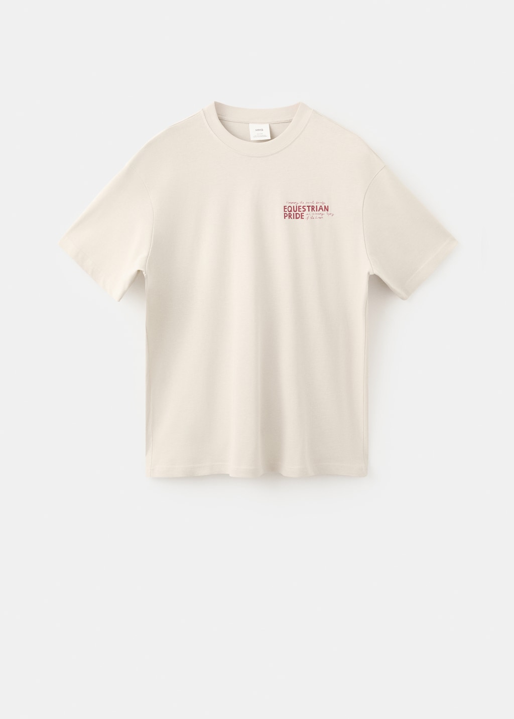 Mango t-shirt captainh in raw - Image 2