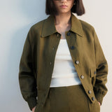 Mango shorts demi in khaki - Image 4