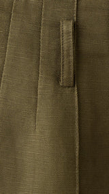 Mango shorts demi in khaki - Image 5