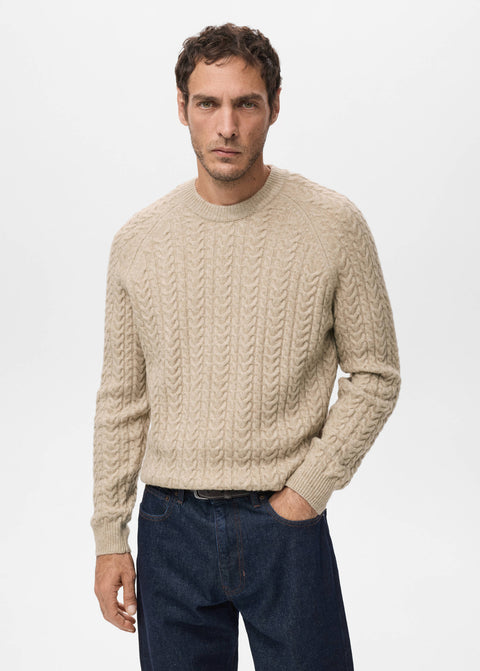 Mango sweater marieta in camel