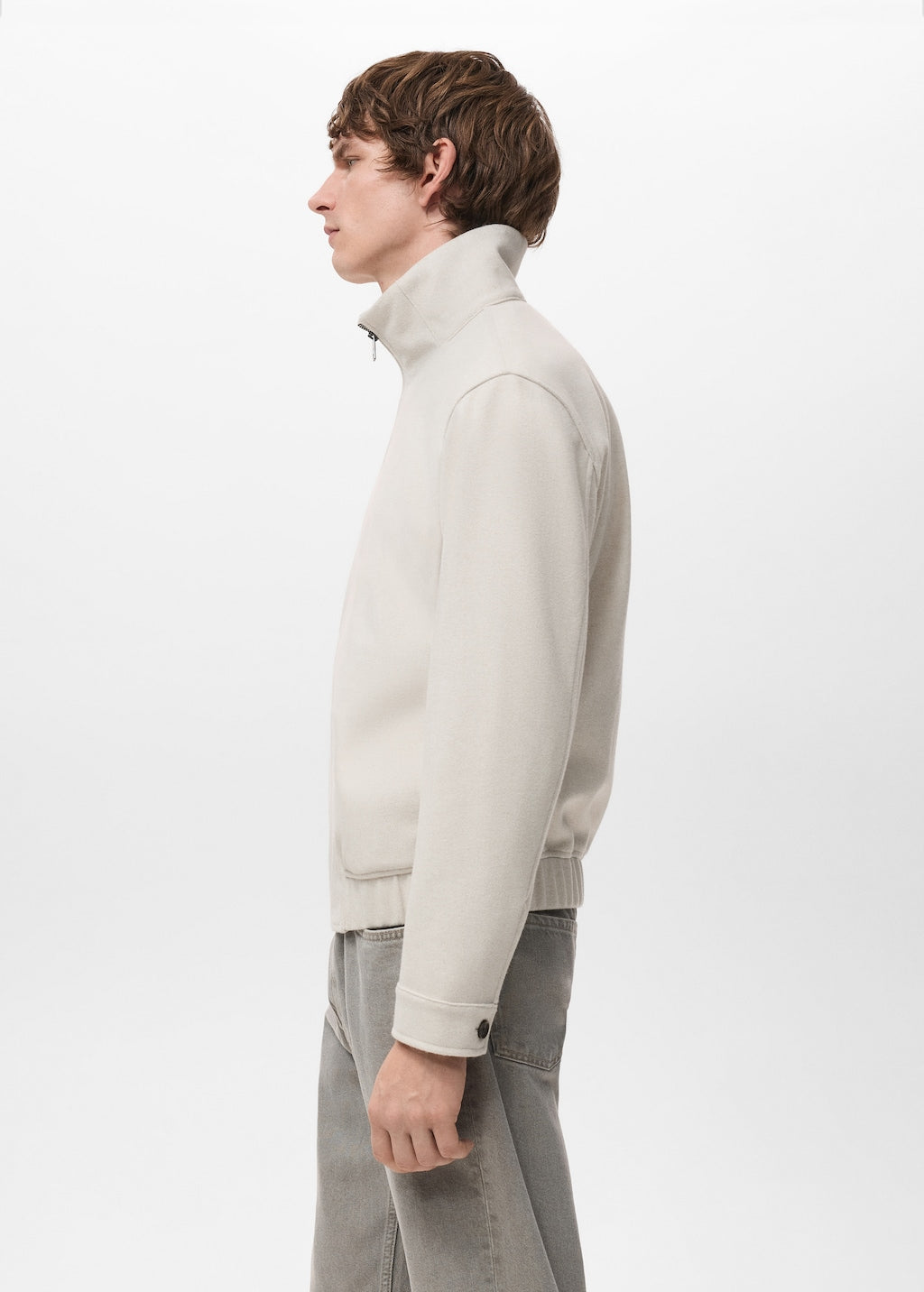 Mango sweatshirt alludiaz in sand - Image 5