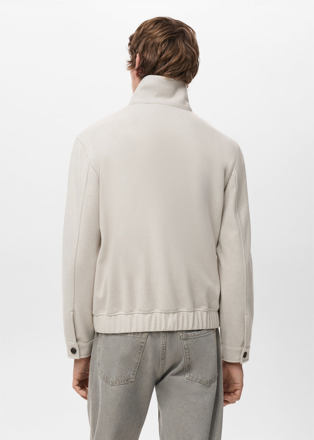 Mango sweatshirt alludiaz in sand - Image 7