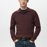 Mango poloshirt antiguas in eggplant-002
