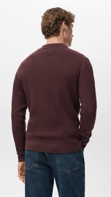 Mango poloshirt antiguas in eggplant-003