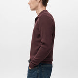 Mango poloshirt antiguas in eggplant-008