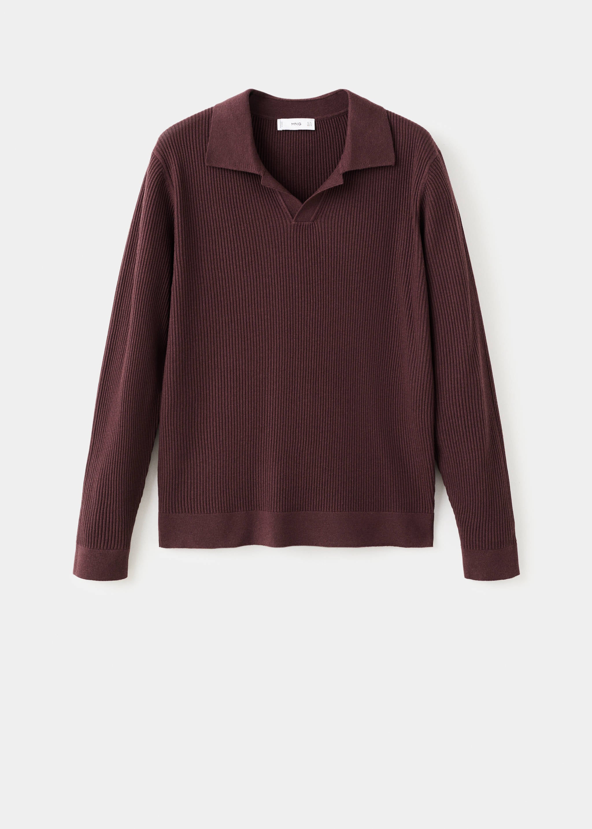 Mango poloshirt antiguas in eggplant-021