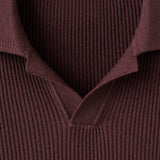 Mango poloshirt antiguas in eggplant-023