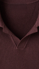 Mango poloshirt antiguas in eggplant-023