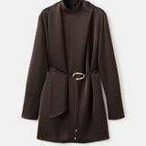 Mango dress nico in brown - Image 2