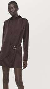 Mango dress nico in brown - Image 5