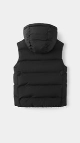 Mango outer vest manel in black