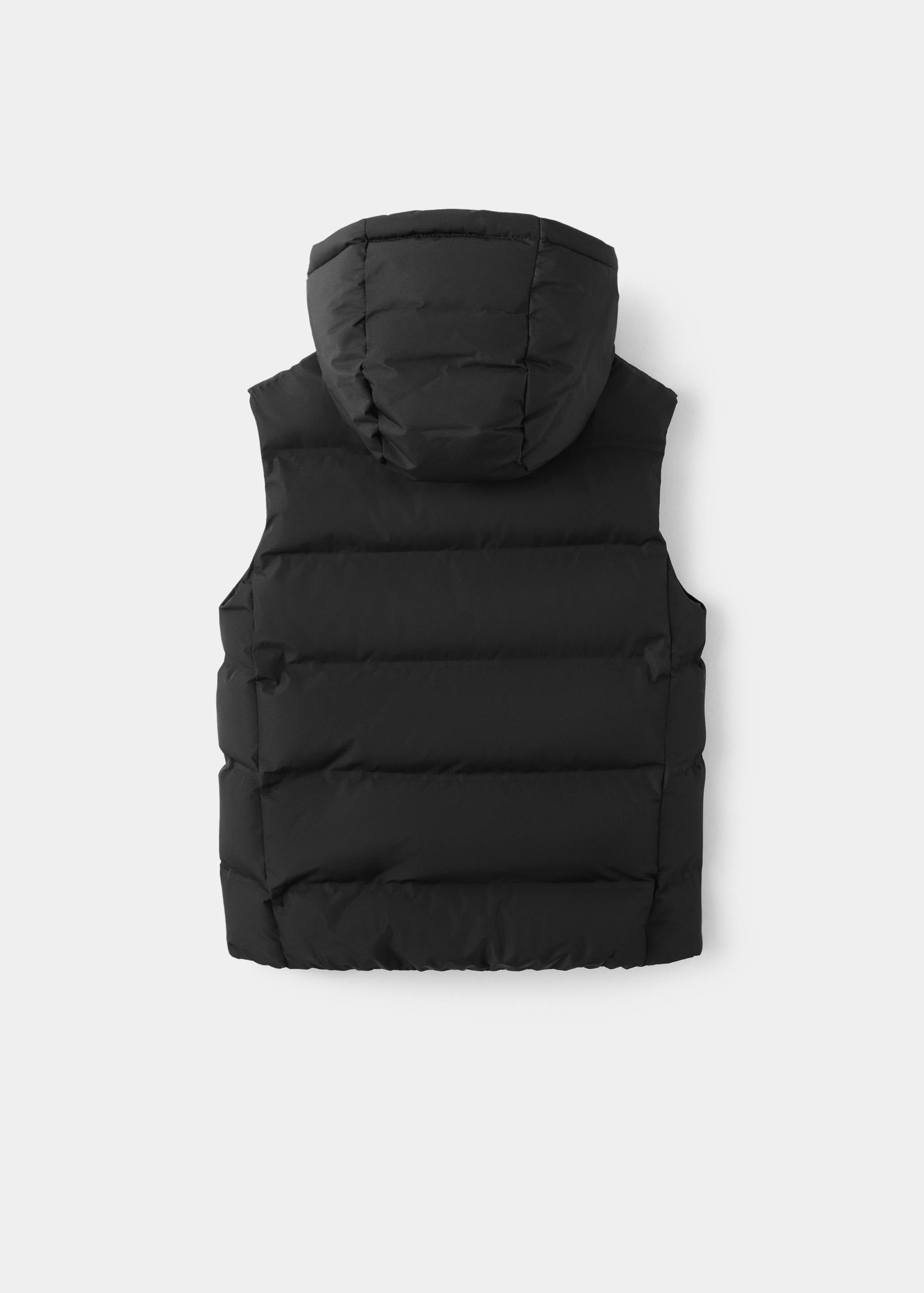 Mango outer vest manel in black