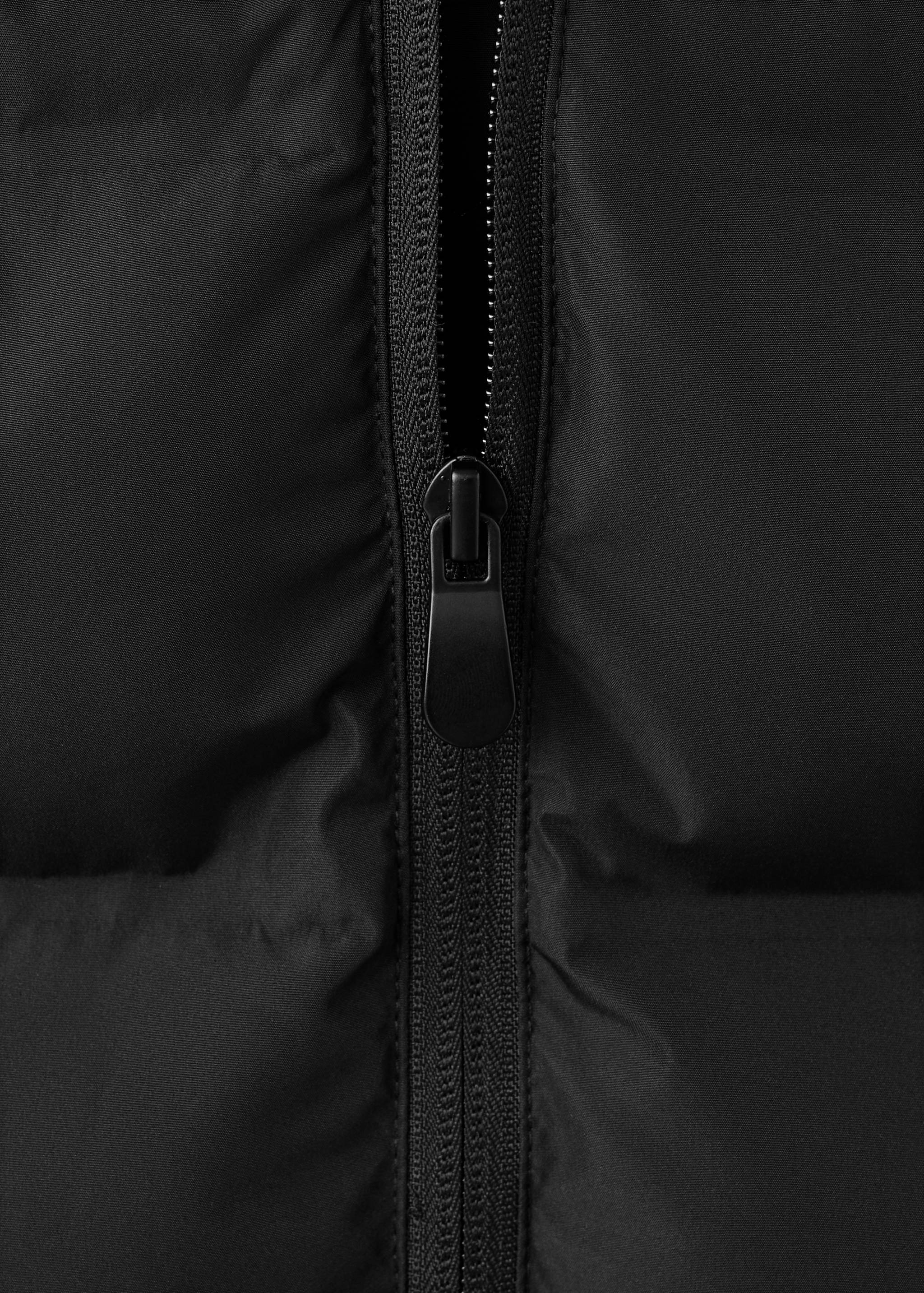 Mango outer vest manel in black