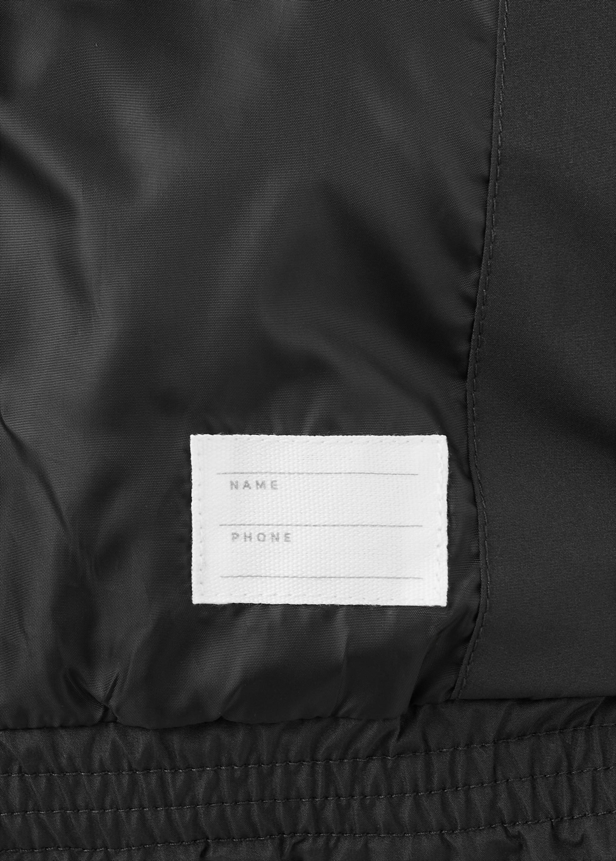 Mango outer vest manel in black