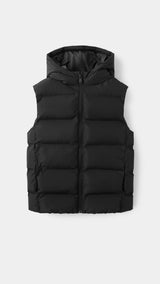Mango outer vest manel in black