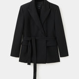 Mango blazer iguana in black