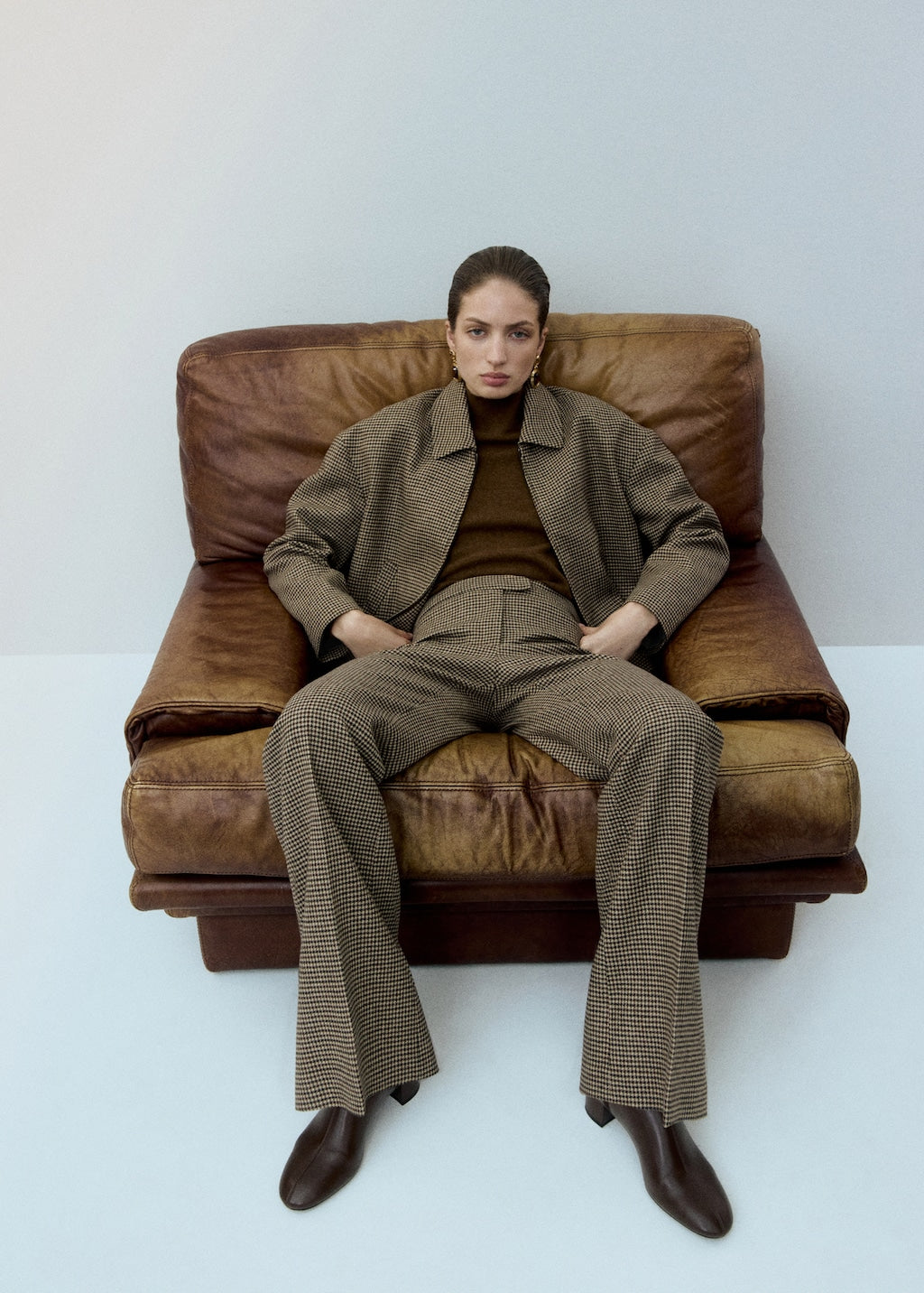 Mango trousers gina in camel - Image 4