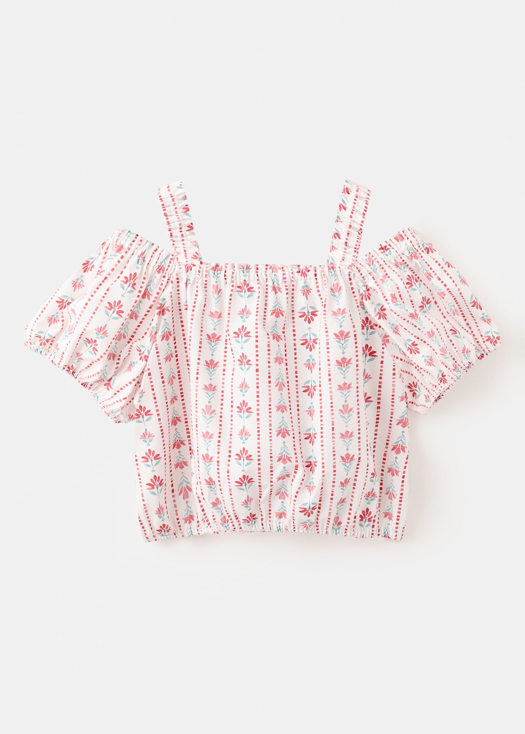 Mango blouse atinaset in red - Image 5