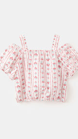 Mango blouse atinaset in red - Image 5