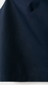 Mango top poppy in navy-030