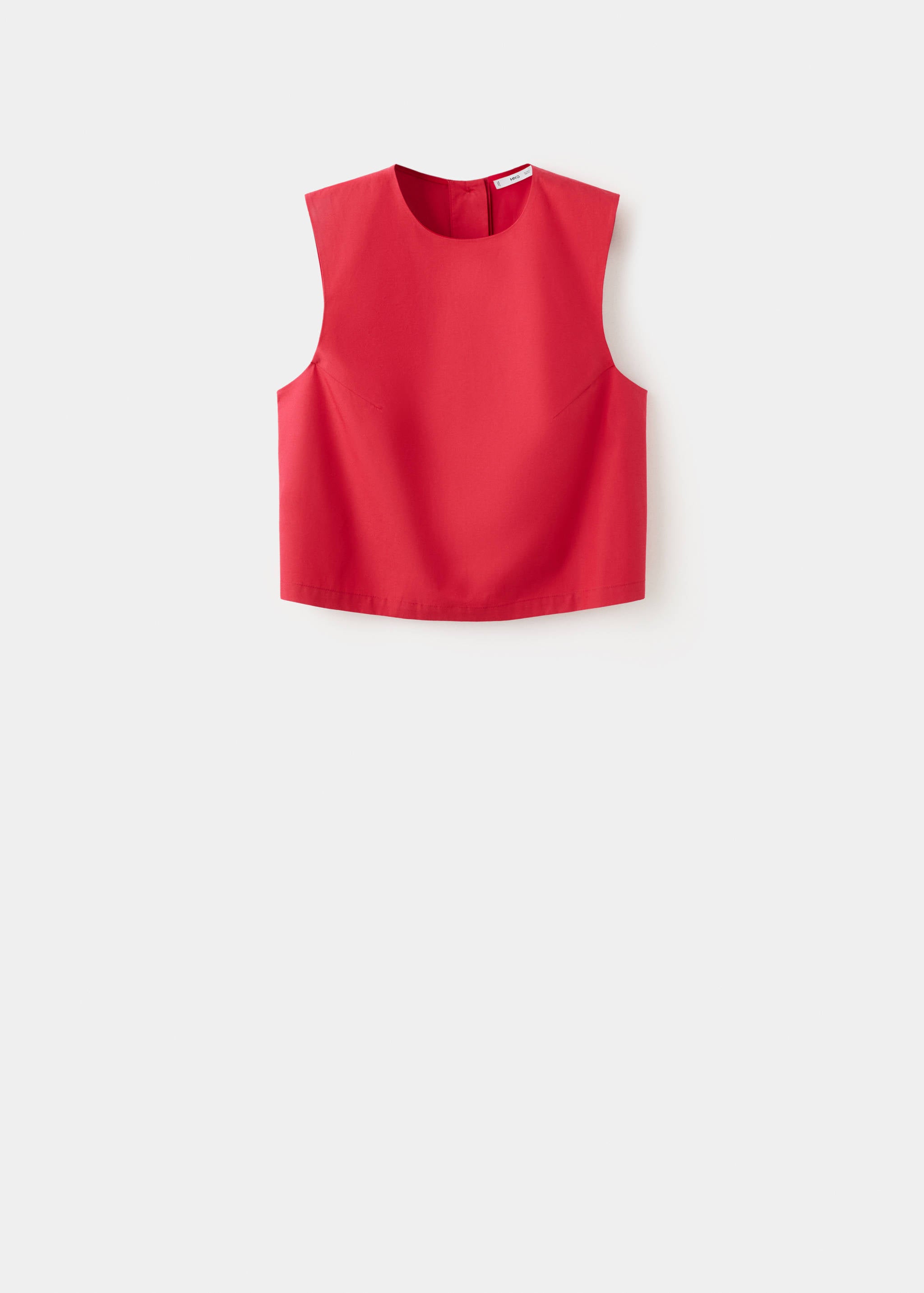 Mango top poppy in red-021