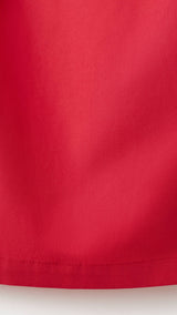 Mango top poppy in red-030