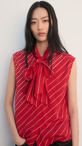 Mango blouse paris in red - Image 1