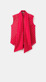 Mango blouse paris in red - Image 2
