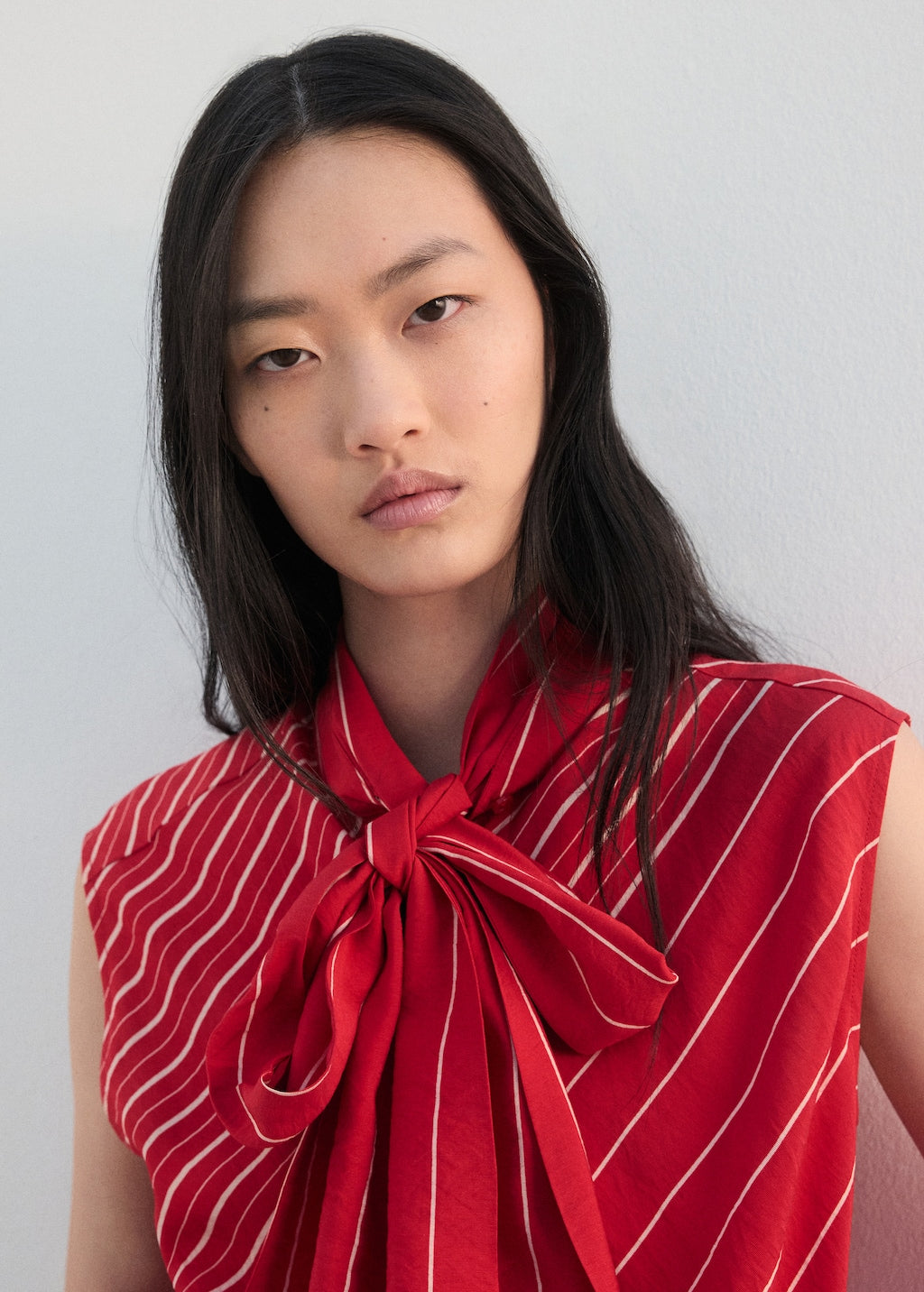 Mango blouse paris in red - Image 4