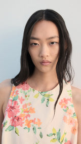 Mango top nico in off white - Image 1