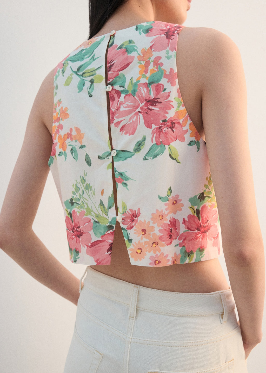 Mango top nico in off white - Image 6