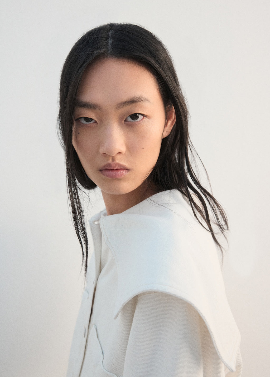 Mango jacket marine in off white - Image 4