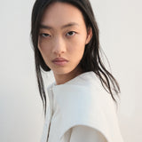 Mango jacket marine in off white - Image 4
