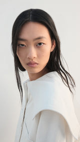 Mango jacket marine in off white - Image 4